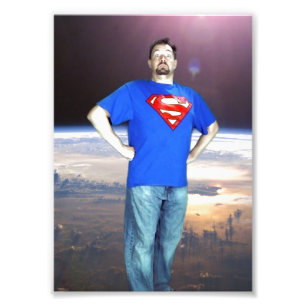 Seu costume 5" x 7" ampliação da foto