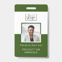 Seu Crachá para identificação de fotos do funcioná