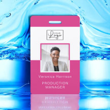 Seu Crachá para identificação de fotos do funcioná