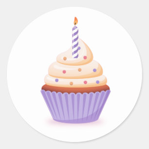 Seu Cupcake de Sweet Sixteen / Adesivos