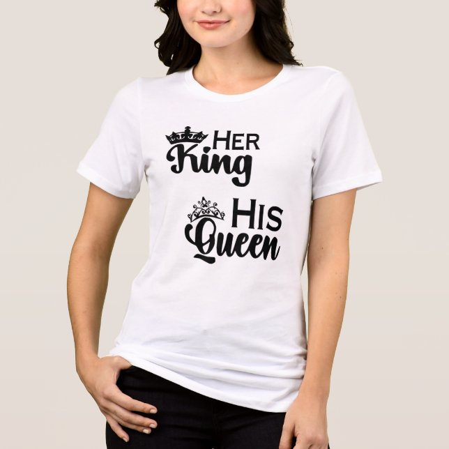 Seu Design de Aniversário de Rainha e Rei - Minima (Frente)