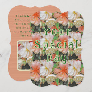 SEU DIA ESPECIAL/ANIVERSÁRIO/FLORAL