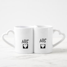 Seu e sua 8 onças aninharam canecas de café