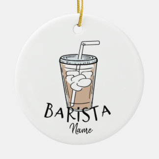 Seu Enfeites de natal Barista Favorito