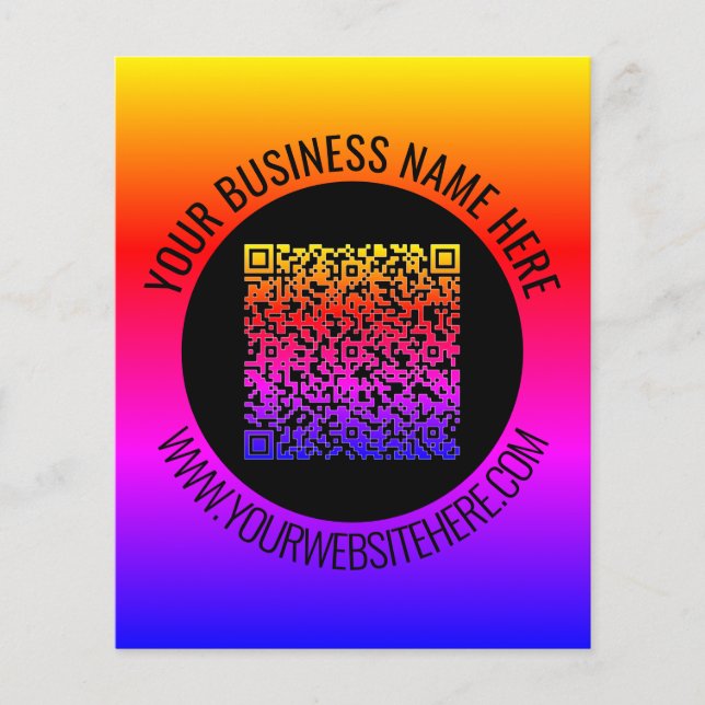 Seu Folheto Comercial de Promoção de Texto Persona (Frente)