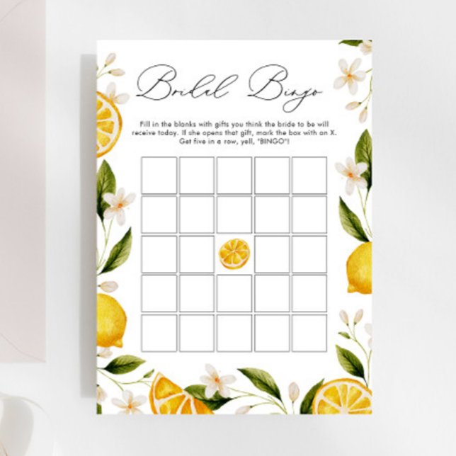 Seu Jogo De Bingo De Bridal Principal (Criador carregado)