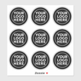 Seu logotipo aqui, 9 adesivos decalais