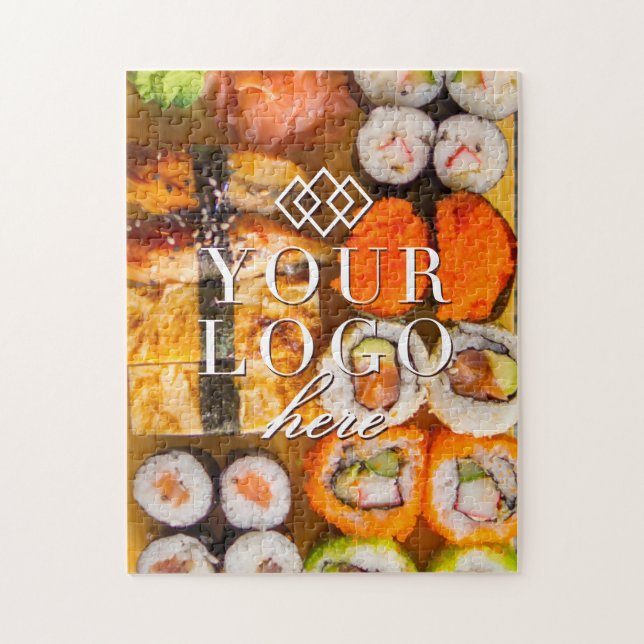 Seu logotipo aqui | Quebra-cabeça de Sushi Jigsee  (Vertical)