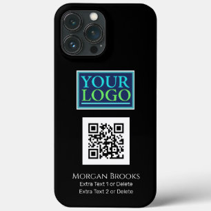 Seu logotipo/arte/foto, código QR, nome/informaçõe