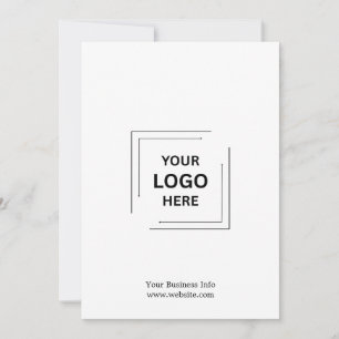 Seu Logotipo Cartão Minimalista Corporativo Empr
