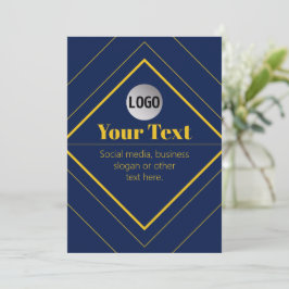 Seu logotipo e modelo de design personalizável