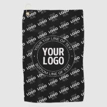 Seu logotipo e texto personalizável com padrão de