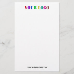 Seu Logotipo Exemplo de Papel Timbrado de Negócios