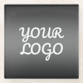 Seu logotipo & Moderno Ombre Simples | Cinza Escur