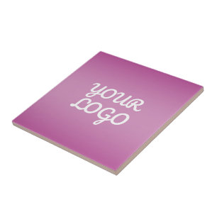 Seu Logotipo & Moderno Ombre Simples Roxo