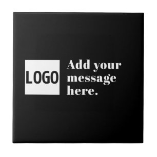 Seu logotipo ou imagem carregada e texto retrô edi