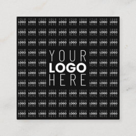 Seu logotipo ou imagem Padrão com anúncio Logotipo