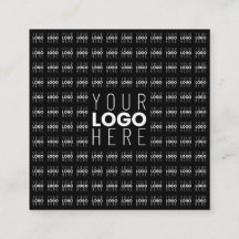 Seu logotipo ou imagem Padrão com anúncio Logotipo