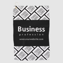 Seu logotipo, Padrão e nome comercial editável