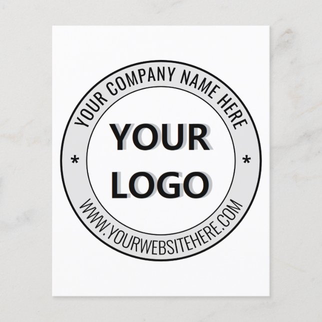 Seu Modelo de Panfletos Empresariais Personalizado (Frente)