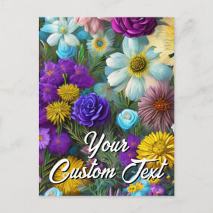 Seu Modelo de Texto Misto Personalizado Flores 31