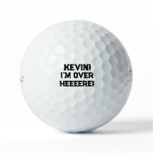 Seu nome - Bolas de Golfe Engraçadas Personalizada