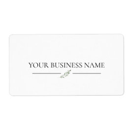 Seu nome comercial Etiqueta de produto simples e e