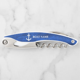 Seu nome de boi Anchor Blue Wood Style