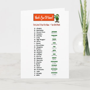 Seu Nome de Elfo Cartão de Natal para Personalizar