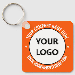 Seu nome de logotipo Chaveiro - Cores personalizad