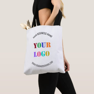 Seu nome de logotipo Website Tote Bags Promocional