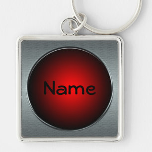 Seu nome é Big Red Button Chaveiro