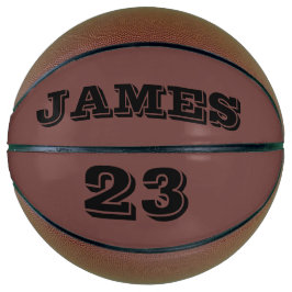 Seu nome e número de basquete personalizado