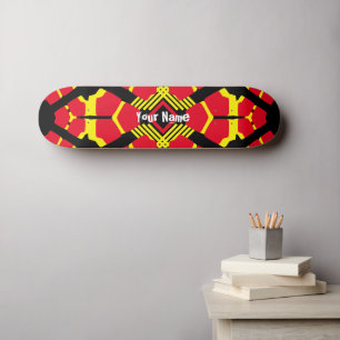 Seu nome é Skateboard personalizável