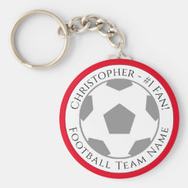 Seu nome mais Chaveiro de nome da equipe de futebo