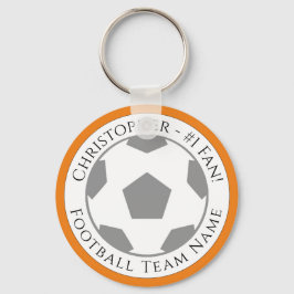 Seu nome mais Chaveiro de nome da equipe de futebo