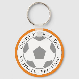 Seu nome mais Chaveiro de nome da equipe de futebo