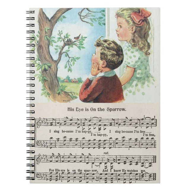 Seu olho está no caderno do pardal (Frente)