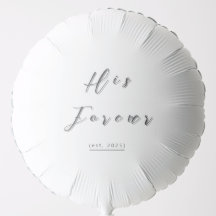 Seu Para Sempre | Balão de Hélio Personalizado par
