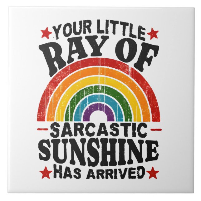 Seu Pequeno Raio de Sol Sarcástico (Frente)