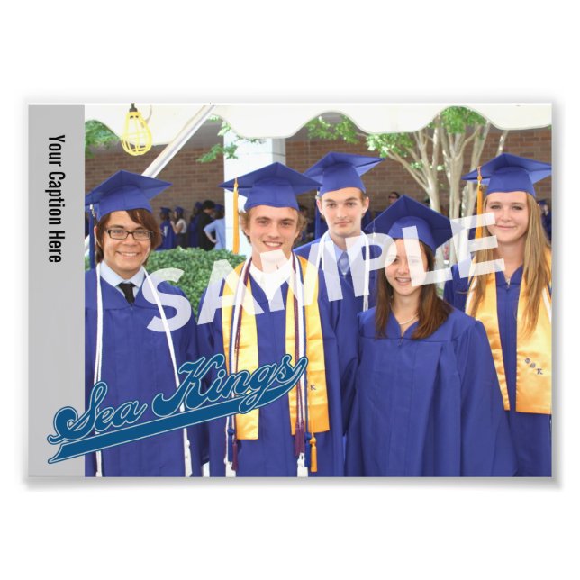 Seu personalizado alargamento de fotos de 7" x 5" (Frente)