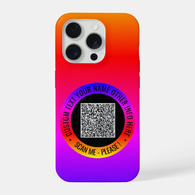 Seu presente de capas de iphone de Texto Personali (Verso)