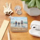 Seu presente de Chaveiro de Fotografias da Família<br><div class="desc">Chaveiros de texto e fotos personalizadas - Design único - Família personalizada/amigos ou presente de Chaveiro pessoal - Adicione seu texto e foto - Redimensionar e mover elementos com a ferramenta Personalização! Escolha fonte / tamanho / cor! Boa Sorte - Seja Feliz :)</div>