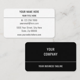 Seu próprio Cartão de visita de Design Escolher fo