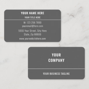 Seu próprio Cartão de visita de Design Escolher fo