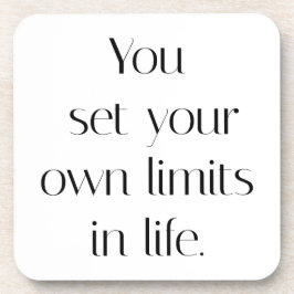 Seu próprio Duro de limites Porta copos plástica