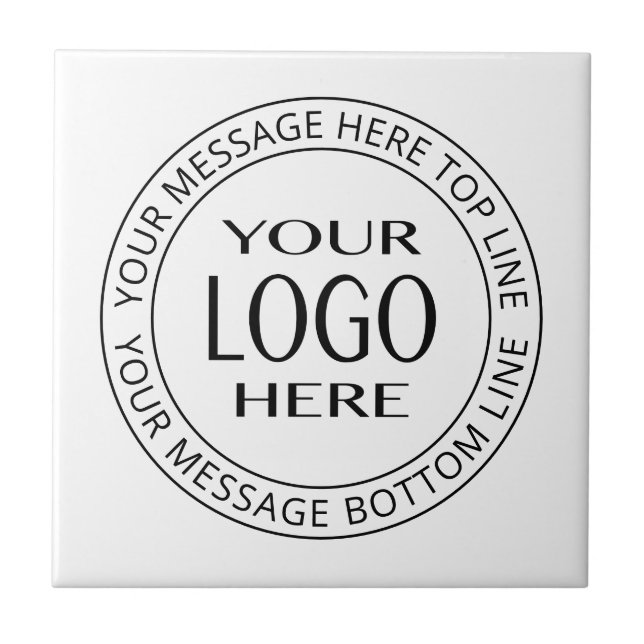 Seu Próprio Logotipo & Texto Circular Personalizáv (Frente)