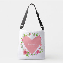 Seu(s) nome(s) em uma bolsas personalizada Heart