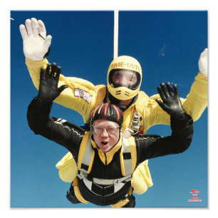 Seu Skydive - Impressão de Fotografia Quadrada