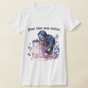 "Seu Tempo Foi Roubado" Camiseta Estética Gótica